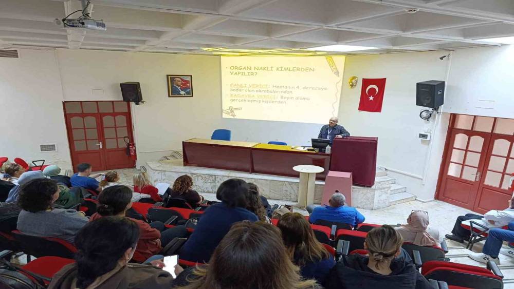 Aydın&rsquo;da sağlık &ccedil;alışanlarına organ bağışı eğitimi verildi
