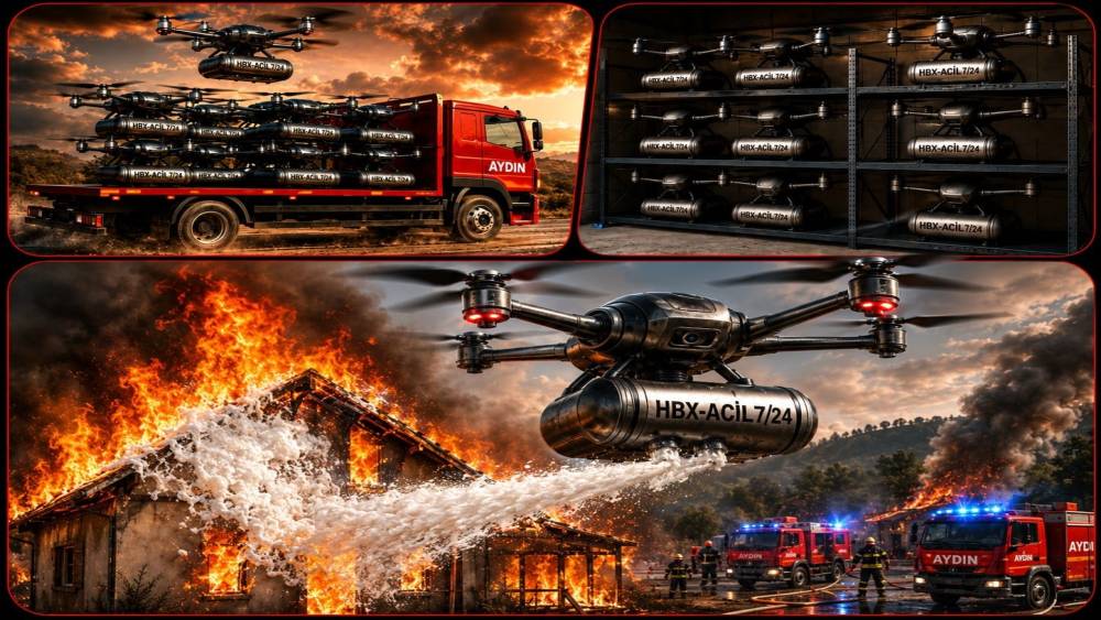 Orman ve arazi yangınları ile m&uuml;cadelede &lsquo;Akıllı Drone" &ouml;nerisi
