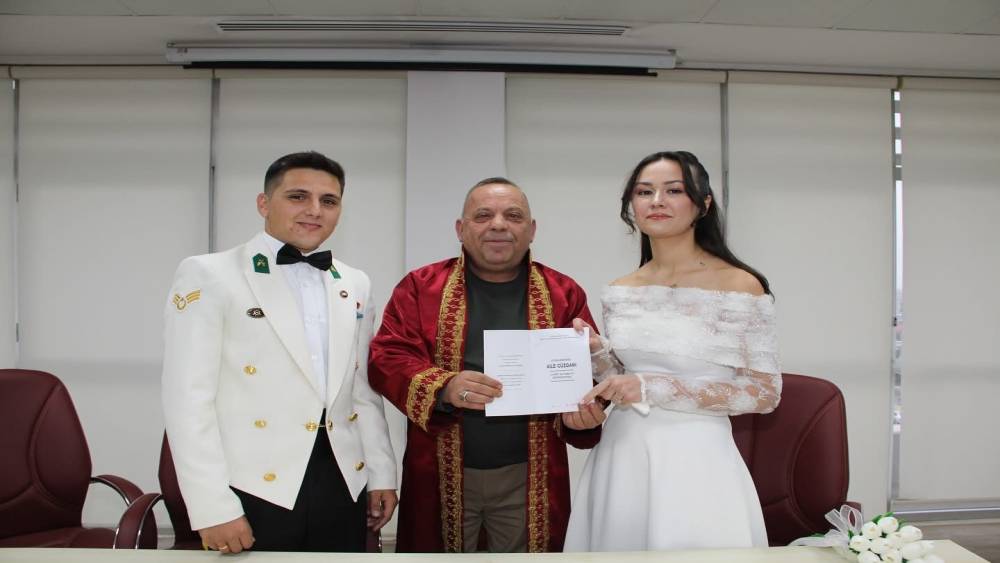 Bozdoğan&rsquo;da 2025 yılında 161 &ccedil;ift  Evet dedi