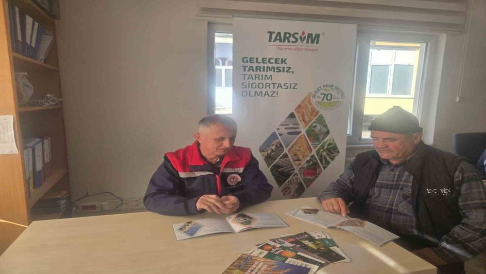 Bozdoğanlı &uuml;reticiler, tarım sigortaları konusunda bilgilendirildi
