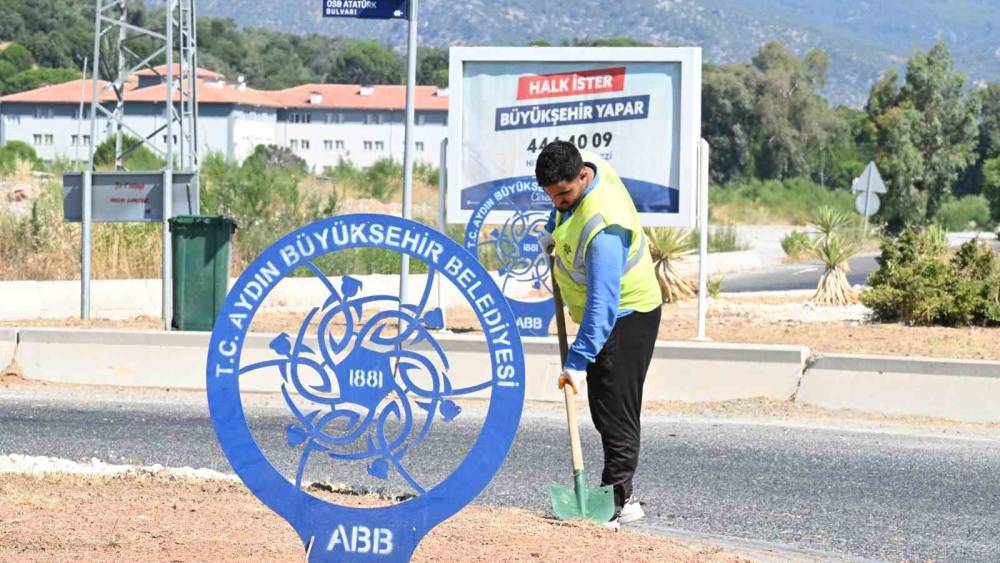 Büyükşehir ekiplerinden Germencik’te eşzamanlı çalışma