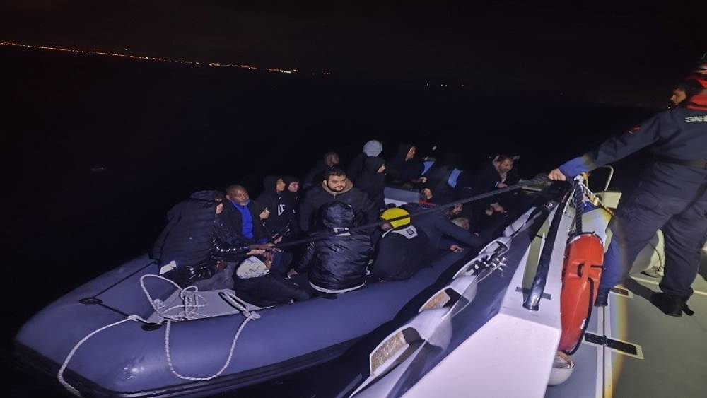 Aydın’da 31 düzensiz göçmen kurtarıldı