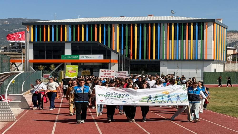 S&ouml;ke&rsquo;de D&uuml;nya Y&uuml;r&uuml;y&uuml;ş G&uuml;n&uuml; i&ccedil;in sağlıklı yaşam y&uuml;r&uuml;y&uuml;ş&uuml;
