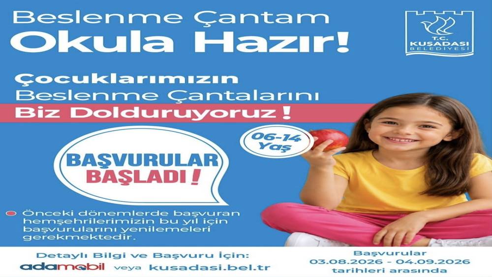 Kuşadası Belediyesi&rsquo;nden &ouml;ğrencilere yeni eğitim yılı desteği