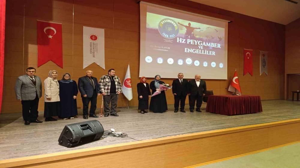 Aydın’da ’Peygamberimiz ve Engelliler’ konferansı düzenlendi
