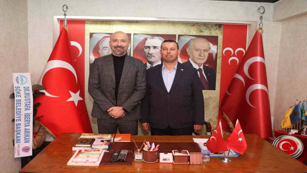 SÖKE BELEDİYE BAŞKANI ARIKAN, MHP İLÇE TEŞKİLATI İLE BİR ARAYA GELDİ