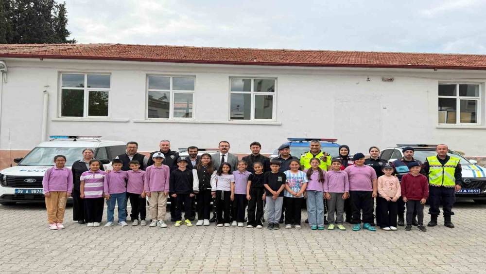 Sultanhisar&rsquo;da miniklere trafik eğitimi