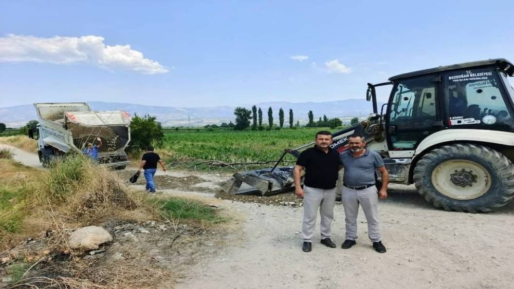 Bozdoğan&rsquo;da &ccedil;alışmalar sahada takip ediliyor
