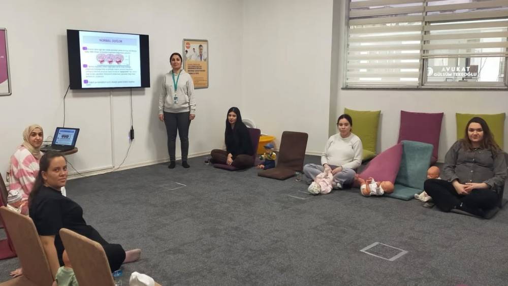 Nazilli&rsquo;de gebe okulunda eğitimler s&uuml;r&uuml;yor