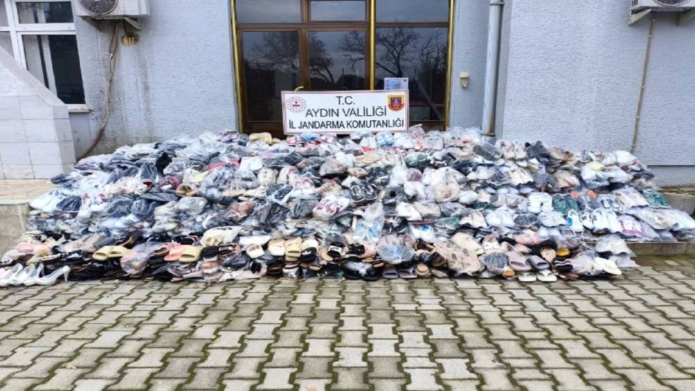 Aydın&rsquo;da ka&ccedil;ak ayakkabı operasyonu