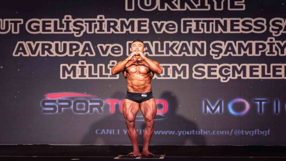 Aydınlı v&uuml;cut geliştirme sporcusundan Avrupa se&ccedil;melerinde başarı
