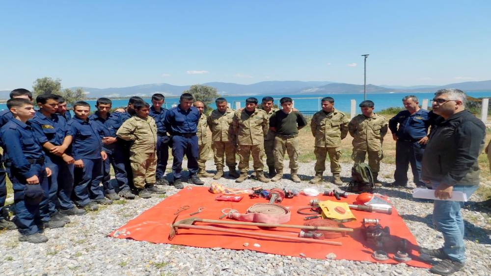 Askeri personele orman yangını eğitimi
