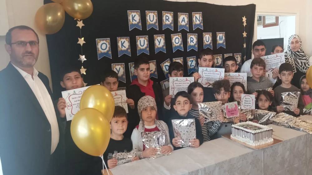S&ouml;ke&rsquo;de Kur&rsquo;an Kursu &ouml;ğrencileri i&ccedil;in Kur&rsquo;an&rsquo;a ge&ccedil;iş merasimi d&uuml;zenlendi