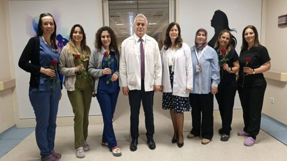 Nazilli Devlet Hastanesi&rsquo;nde Ebeler Haftası kutlandı