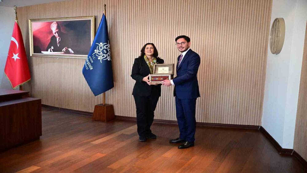 Başkan &Ccedil;er&ccedil;ioğlu, Başkan Yazıcıoğlu&rsquo;nu makamında ağırladı
