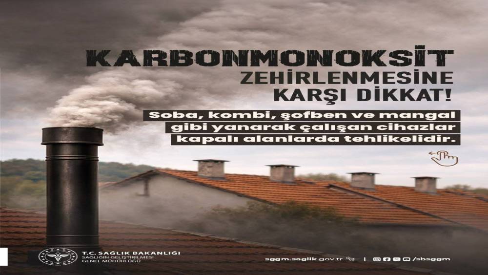 Karbonmonoksit zehirlenmelerine dikkat