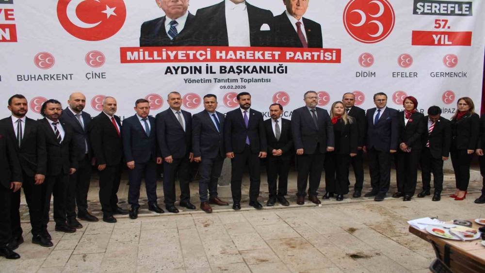 MHP AYDIN&rsquo;DA YENİ Y&Ouml;NETİM TANITILDI