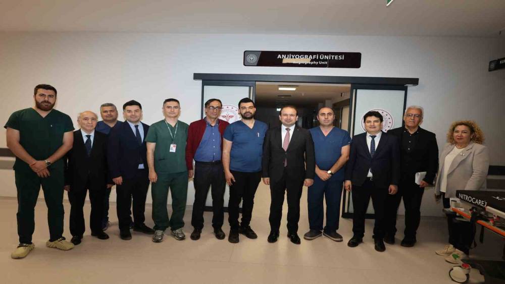 Aydın Şehir Hastanesi&rsquo;nde ilk anjiyo başarıyla yapıldı
