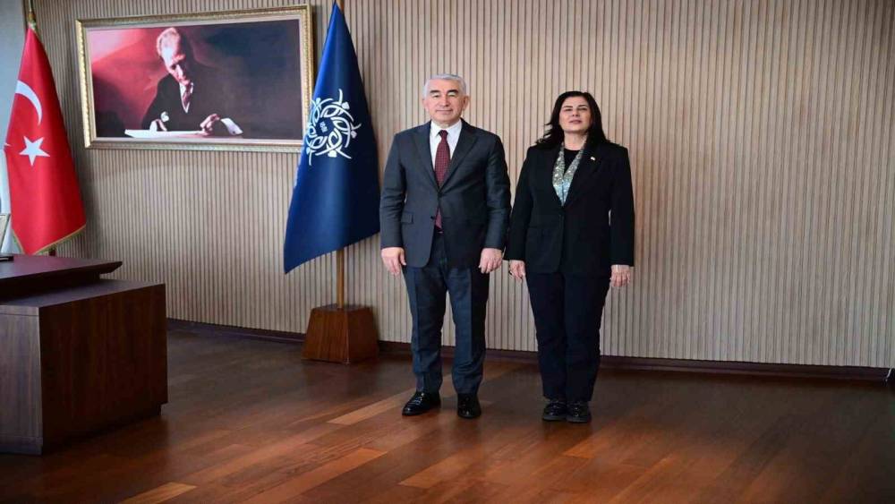 Başkan &Ccedil;er&ccedil;ioğlu, Emniyet M&uuml;d&uuml;r&uuml; Karaduman&rsquo;ı ağırladı

