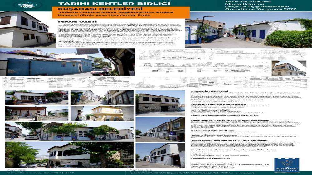 Kuşadası Belediyesi’nin Kent Kimliği Projesi ödül aldı