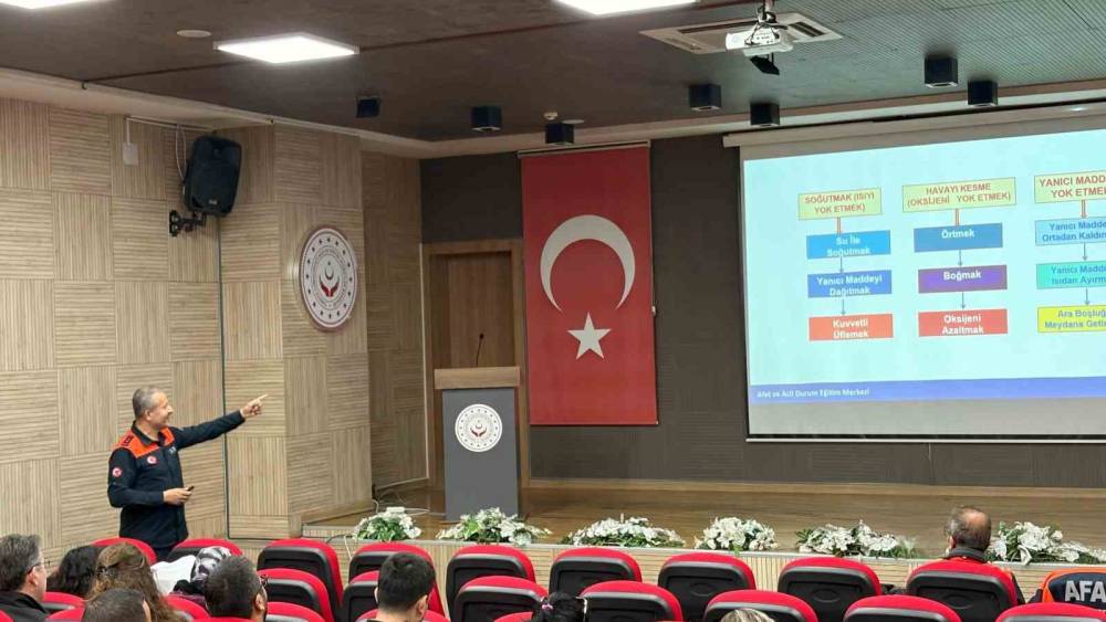 Aydın&rsquo;da vakıf personeline afet farkındalık eğitimi verildi
