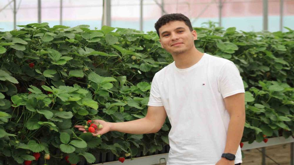Tarımı, teknolojiyle birleştirdi yaşıtlarına örnek oldu
