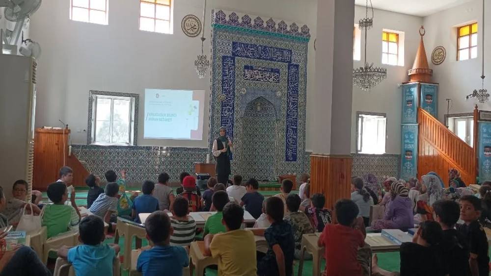 Söke’de yaz Kur’an kursu öğrencilerine bilinçlendirme seminerleri
