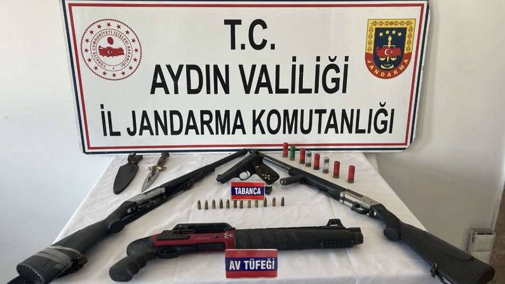 Nazilli&rsquo;de ruhsatsız silah operasyonu