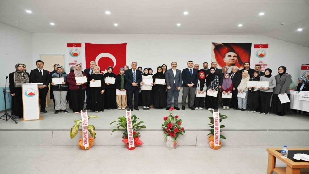 SULTANHİSAR&rsquo;DA KUR&rsquo;AN-I KERİM&rsquo;İ G&Uuml;ZEL OKUMA YARIŞMASI D&Uuml;ZENLENDİ