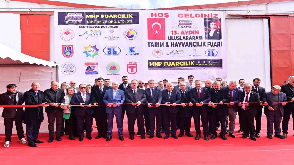 AYDIN 13. TARIM FUARI KAPILARINI A&Ccedil;TI