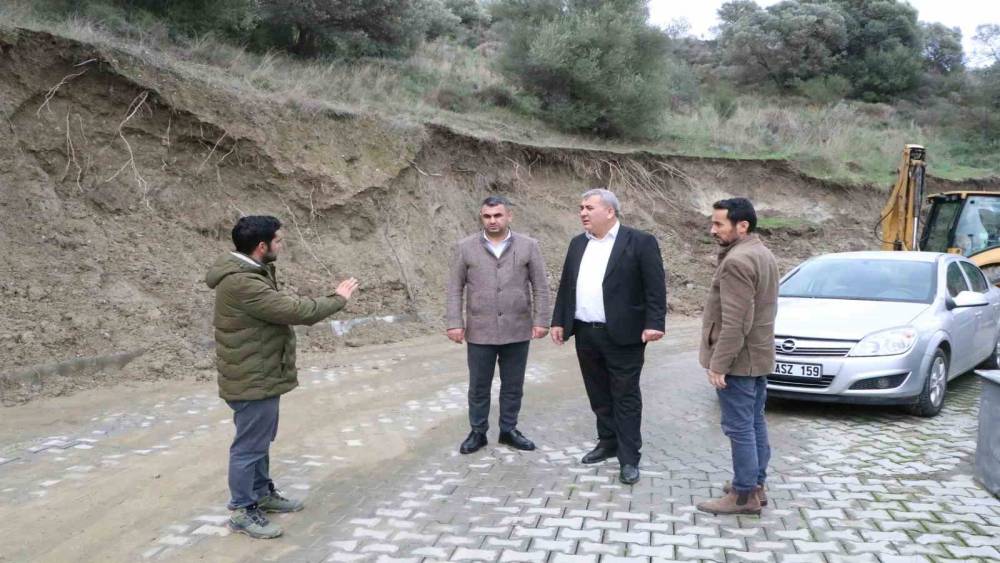 S&ouml;ke&rsquo;de yoğun yağış nedeniyle belediye ekipleri teyakkuzda
