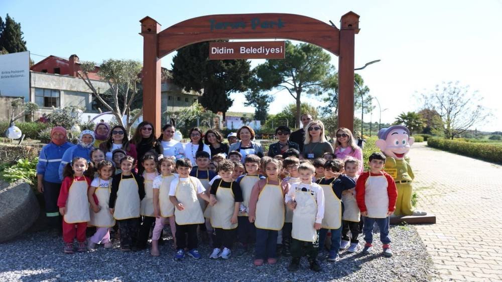 Didim&rsquo;de &ccedil;ocuklar tarımı uygulamalı &ouml;ğrendi
