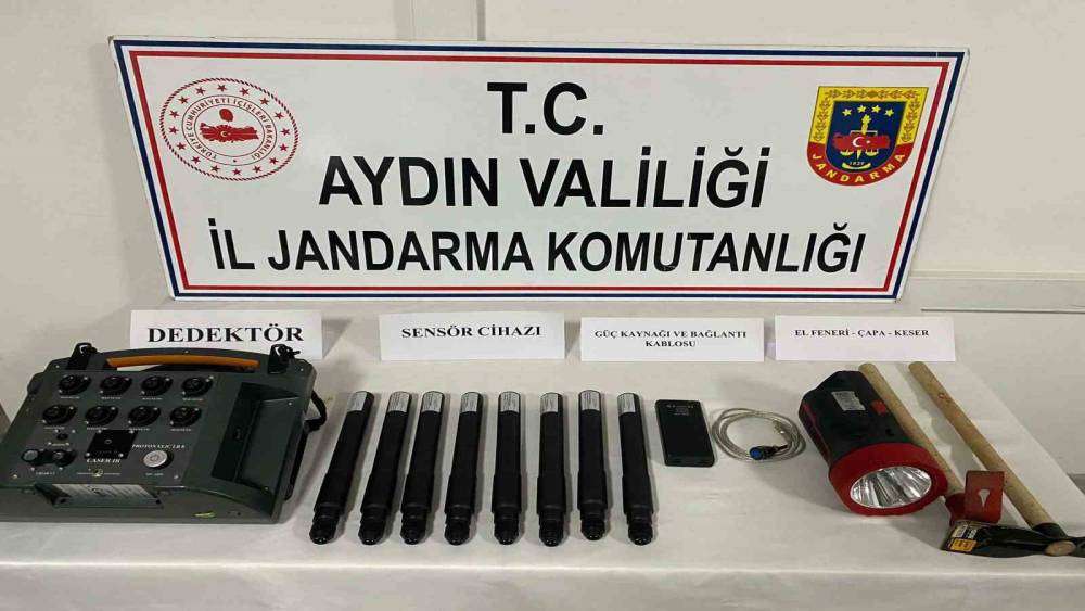 Karacasu’da tarihi eser operasyonu: 1 gözaltı