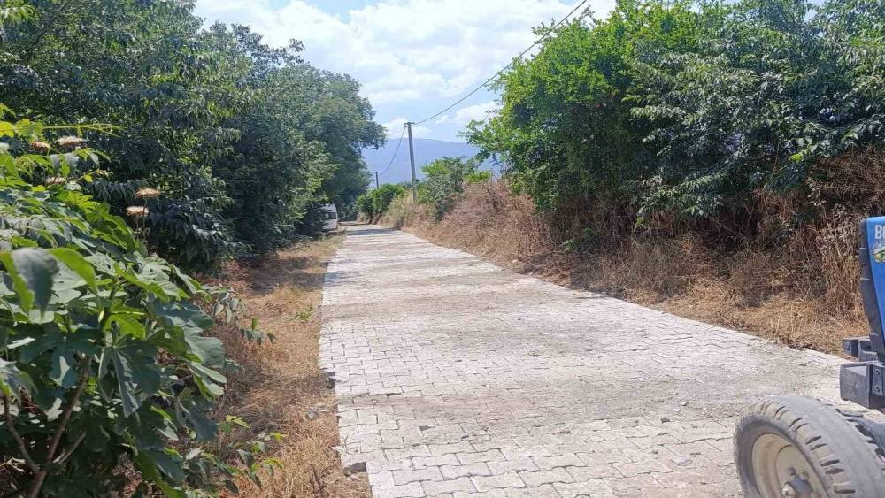 Bozdoğan Belediyesi&rsquo;nden, Yazıkent&rsquo;te parke taşı &ccedil;alışması
