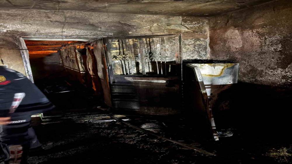 Karacasu&rsquo;daki yangında 3 kişi yaralandı

