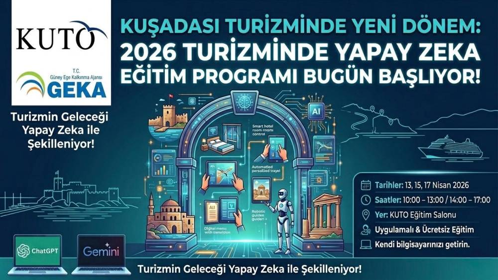 KUTO&rsquo;da Yapay Zeka Eğitimi bug&uuml;n başlıyor
