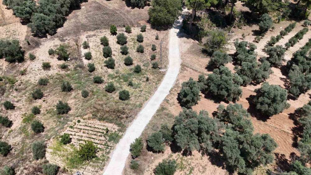 Bozdoğan G&uuml;venir&rsquo;de yol &ccedil;alışması tamamlandı
