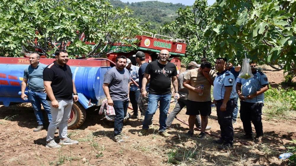 BAŞKAN ZENCIRCI YANGIN ÇALIŞMALARINI YERİNDE İNCELEDİ