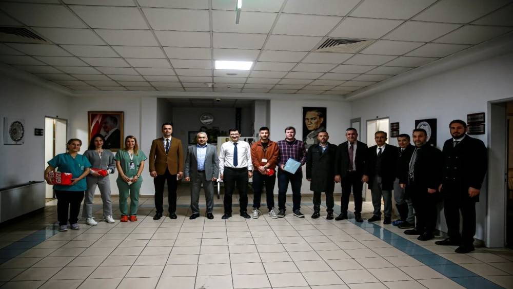 Rekt&ouml;r Kent, AD&Uuml; Hastanesi&rsquo;nde hizmetleri yerinde inceledi