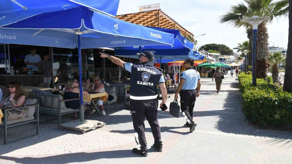 Kuşadası&rsquo;nda plajlarda sıfır işgaliye denetimi sıklaştı