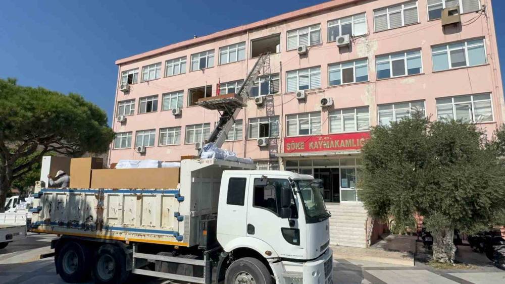 SÖKE HÜKÜMET KONAĞI’NDA TAŞINMA SÜRECİ BAŞLADI