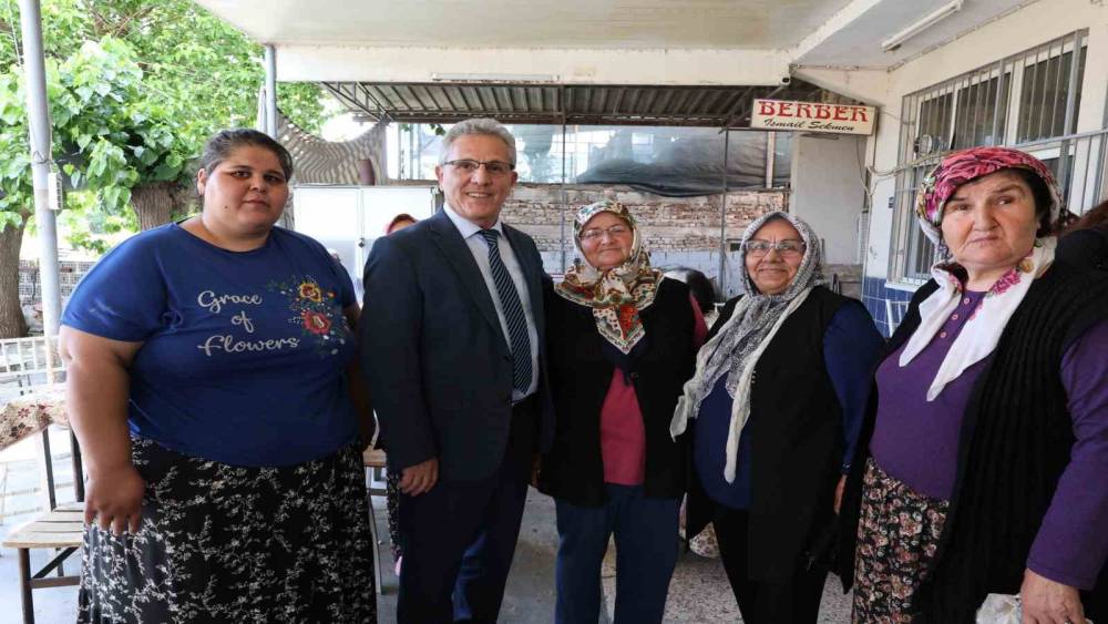 Başkan Tetik, G&uuml;zelk&ouml;y&rsquo;de vatandaşlarla buluştu