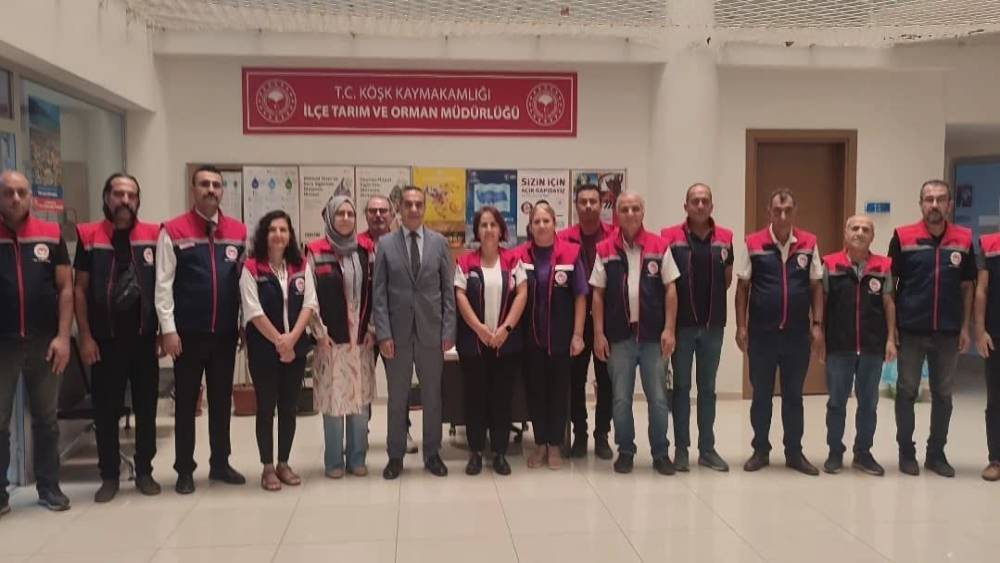 AYDIN TARIM VE ORMAN İL MÜDÜRÜ TEMİZ, KÖŞK’TE PERSONELLE BULUŞTU