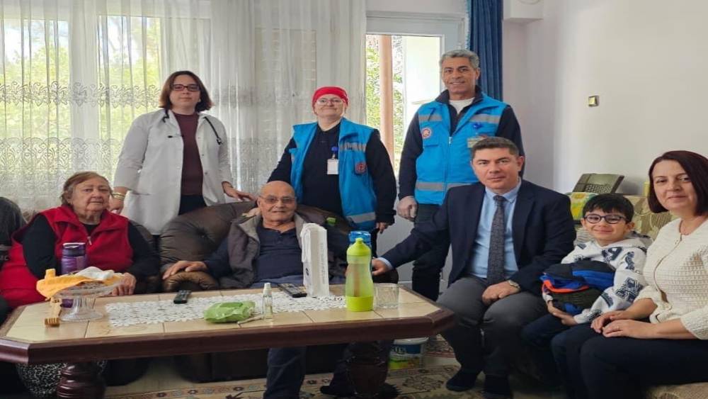 S&ouml;ke&rsquo;de yaşlı &ccedil;ınarları ziyaret edip, moral verdiler