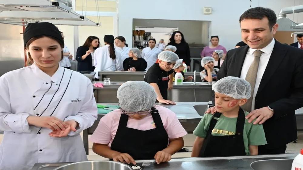 K&ouml;şk&rsquo;te Minik Şefler Mutfakta etkinliği d&uuml;zenlendi