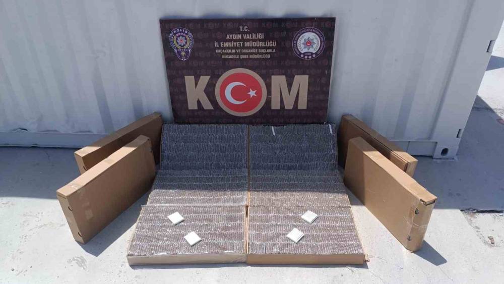 Aydın’da 58 kilogram tütün ele geçirildi
