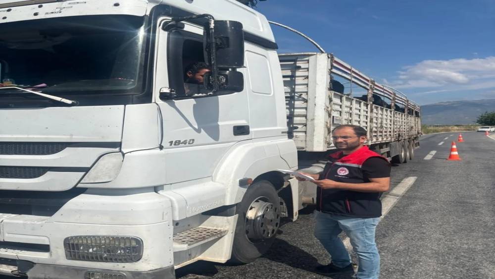 Aydın&rsquo;da kurbanlık nakil yol kontrolleri yapıldı
