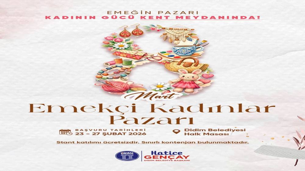 Didimli kadınlar &uuml;r&uuml;nlerini halkla buluşturacak