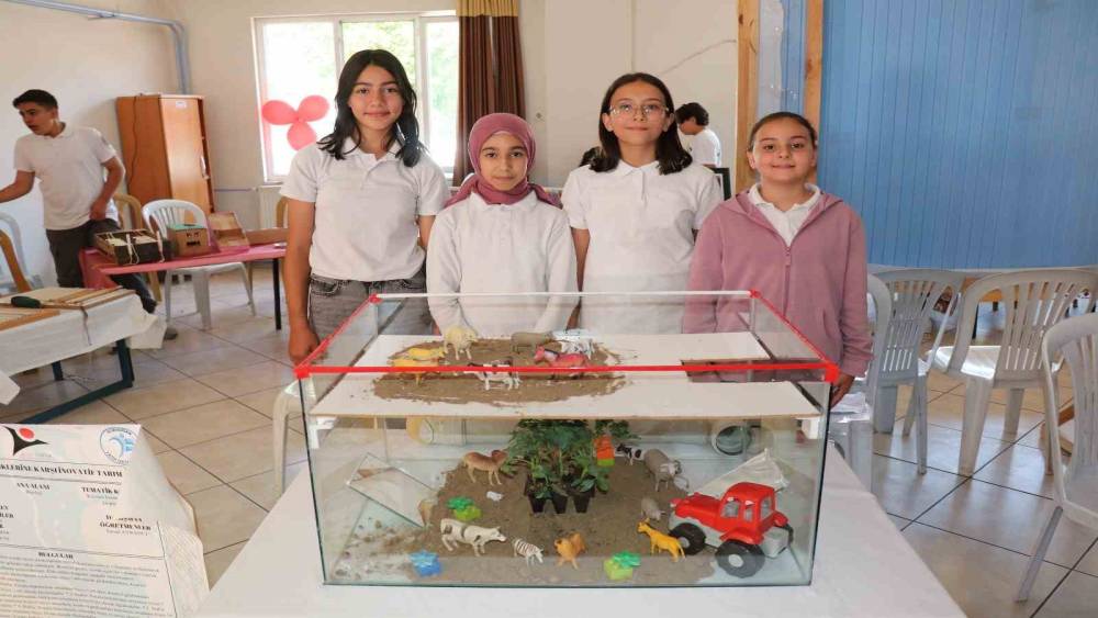 Bozdoğanda öğrenciler projelerini sergiledi
