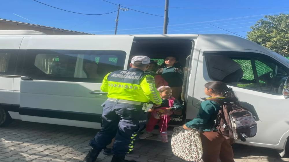 Kuyucak&rsquo;ta &ouml;ğrencilere trafik eğitimi verildi